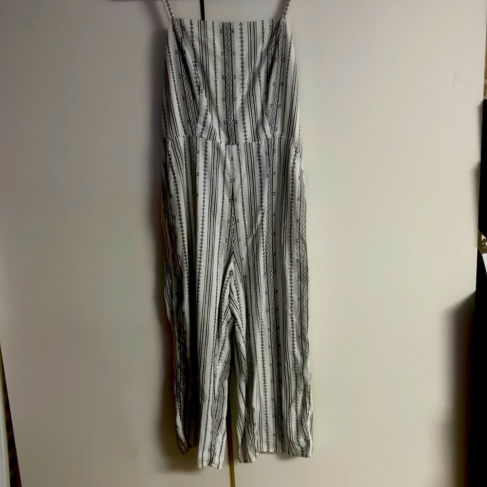 Spaghetti strap romper with pants